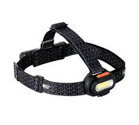 NEBO Einstein 1500 Flex - Lampada frontale ricaricabile con 5 modalità di illuminazione - Accessori per campeggio ed escursionismo - Torcia per corsa e sport all'aperto