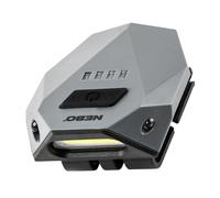 NEBO Einstein Cap 100 - Torcia frontale e ricaricabile - Accessori per campeggio ed escursionismo - Corsa e sport all'aperto - Resistente all'acqua - Con LED verde per visione notturna