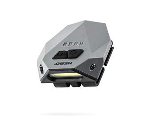 NEBO Einstein Cap Light - Torcia frontale ricaricabile con attivazione a onde - Lampada frontale per lavori all'aperto con 4 modalità di luce, design compatto e leggero - Campeggio Accessori Utili