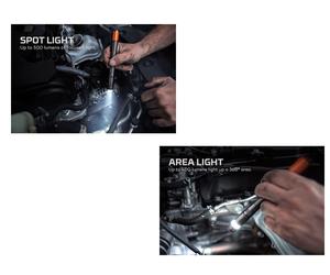 NEBO INSPECTOR 500+ Ricaricabile 500 Lumens LED NEB-POC-1000-G