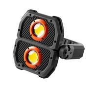 NEBO Omni 3K Lumen - Luce da lavoro per artigiani - Resistente agli urti e all'acqua - Con doppia uscita COB - Torcia portatile ricaricabile USB-C con impugnatura magnetica girevole