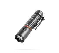 NEBO Torchy 2K - Torcia Tascabile e Luce da Lavoro - Torcia da Campeggio Ricaricabile USB-C - Con 5 Modalità di Illuminazione - Fino a 30 Ore di Utilizzo - Clip da Cintura - Resistente all'acqua