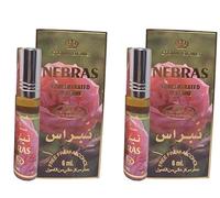 Nebras - Olio profumato concentrato roll-on da 6 ml (confezione da 2), fragranza a lunga durata, senza alcol, per uomini e donne