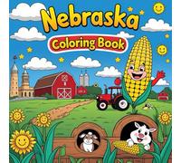 Nebraska Coloring Book: A Creative Journey Through Nebraska’s Nature, History, and Rural Life