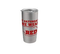 Nebraska il sabato indossiamo il rosso Bicchiere termico in acciaio inox doppia parete