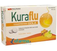 Nebul Kuraflu Gola Limone E Miele Integratore Tosse 20 Compresse