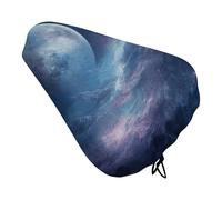 Nebula and Moon - Coprisedile per bicicletta con coulisse, impermeabile, protegge dal sole e dalla polvere, unisex, per mountain bike