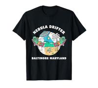 Nebula Drifter Baltimore Maryland Viaggi All'aperto Maglietta