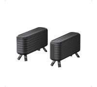 NEBULA Kabellose Satellitenlautsprecher (2er-Pack), Wi-Fi Lautsprecher, IP54 Wasser- und Staubschutz, 8 Std. Akkulaufzeit, 160W Surround Sound, Dolby Audio, Kabelloses Setup, Für den Außenbereich, Nur