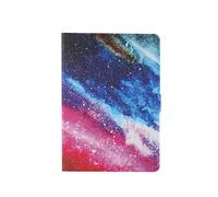 (Nebula) Pattern Printing Card Slots Flip Leather Tablet Protective Case for iPad 9.7-inch (2018)/(2017)/iPad Pro 9.7(2016)/iPad Air/Air2