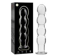 NEBULA SERIES BY IBIZA - MODEL 10 DILDO BOROSILICATE GLASS 16.5 X 3.5 CM CLEAR