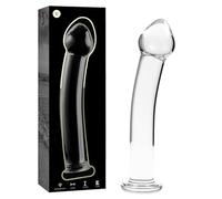 NEBULA SERIES BY IBIZA - MODEL 11 DILDO BOROSILICATE GLASS 16 X 3 CM CLEAR, 8435566042157