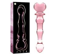 NEBULA SERIES BY IBIZA - MODEL 21 DILDO BOROSILICATE GLASS 20.5 X 3.5 CM PINK