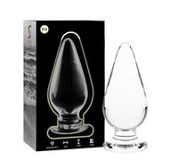 Ibiza Nebula Model 4 Anal Plug Borosilicate Glass 11x5cm Clear