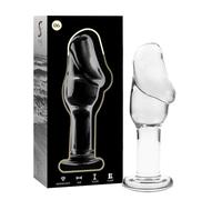 Ibiza Nebula Model 6 Anal Plug Borosilicate Glass 12.5x4cm Clear