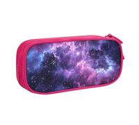Nebula Star Astuccio per ragazzi e ragazze, grande astuccio per penne da scrivania, cancelleria, organizer per scuola, ufficio, borsa per trucchi con cerniera, Blu, 21x5x10.5cm, Astuccio per trucchi
