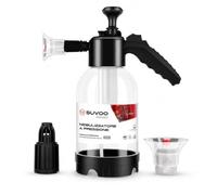 Nebulizzatore a Pressione Manuale 2 Litri con Ugello Regolabile e Schiumatore, Spruzzatore a Pompa con Erogazione Continua e Blocco Grilletto, Ideale per Auto, Giardino, Pulizie Domestiche, Sanificazi