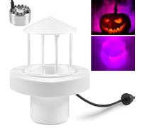 Nebulizzatore ad ultrasuoni, 12 LED, mini macchina per nebbia, con paraspruzzi, capacità di nebbia ≥ 400 ml/H, atomizzatore cambia colore, nebulizzatore per Halloween Pumpkin, vaso di strega, fontana,
