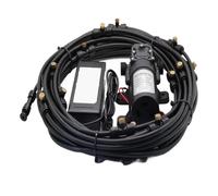 Nebulizzatore Automatico Con Pompa A Membrana Elettrica For D'acqua 12M Ugelli In Ottone For Il Giardino Traffico Elevato