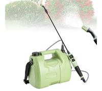 Nebulizzatore da giardino, serbatoio da 5 litri con indicatore di batteria, per spruzzare acqua e fertilizzante, spruzzatore con pompa d'acqua, per fattoria e cortile, lavaggio auto e agricoltura