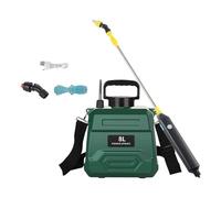 Nebulizzatore elettrico da giardino con 3 ugelli nebulizzatori portatile per prato e giardino, verde, 8 l