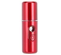 Nebulizzatore Nano Face Mist, Umidificatore Idratante Portatile, Spray Viso Nebbia Fredda Ricaricabile USB(Rosso)