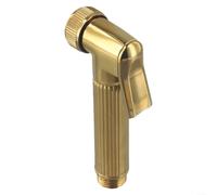 Nebulizzatore per bidet con finitura cromata per WC e soffione Wudu Shattaf in lega di zinco con grilletto on/off integrato (oro)