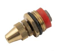 Nebulizzatore per giardino Ottone 1/2 Pollice Foschia Nebulizzatore | Ottone massiccio, per nebbia fredda, per interruttore rotativo, per ideale per fontane, raffreddamento evaporativo