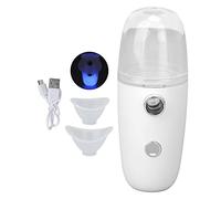 Nebulizzatore per Occhi, Umidificatore per Dispositivo di Bellezza Facciale Spray Idratante, Mini Detergente per Occhi Idratante per Occhi, Allevia la Pelle Secca e Allevia L'affaticamento(bianco)