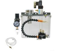 Nebulizzatore per olio da 3 litri con elettrovalvola, regolatore di pressione e albero flessibile per raffreddamento e lubrificazione di macchine utensili (110 V)