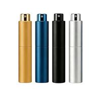 Nebulizzatore per profumo ricaricabile, 4 pezzi, vuoto, a prova di perdite | Nebulizzatore per profumo da viaggio, per uso quotidiano, all'aperto, vacanze, lavoro, pendolari, feste