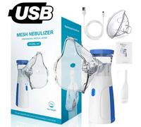 Nebulizzatore portatile per inalazione Mini atomizzatore portatile a rete silenzioso Inalador Usb Autoclean Nebulizador adulto Automizer DropShipping