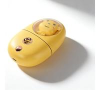 Nebulizzatore Spruzzino per Capelli Acqua, Mini Facial Mist Sprayer USB Ricaricabile 35ml 500mAh - Ultrasonico, Compatto e Portatile, Idratazione Viso e Capelli Ovunque (Gialla)