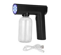 Nebulizzatore, Yctze Portable Nanometer Mist Sprayer Gun con Grande Nebbia, Atomizzazione Rapida per la Pulizia della Casa e la Cura dei Capelli (Nero)