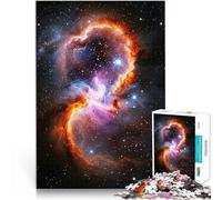 Nebulosa Cosmica Puzzle da 1000 pezzi per adolescenti Giocattoli che creano dipendenza e sfidano l'intelligenza del cervello con poster abbinato e foglio di quiz 38x26cm