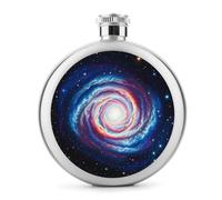 Nebulosa dello spazio esterno, fiaschetta per liquori, in acciaio inox, a prova di perdite, portatile, per whisky, per esterni, campeggio, viaggi, regali