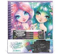 Nebulous Star NS11111 Colouring Book, 9 Piece Set,Black