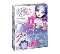 Nebulous Stars Kit per la creazione di gioielli Portal, set da 8 braccialetti in resina con glitter, perline e adesivi, per ragazze creative dai 7 ai 10 anni - Caratteristiche eclissia