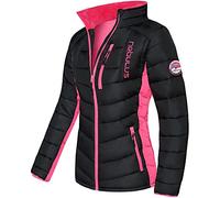 Nebulus Giacca da donna Graffity, calda, per attività all'aria aperta, pratica e versatile giacca invernale, nero/rosa, s