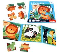 NEBURORA Puzzle magnetici per bambini dai 2 ai 5 anni, giochi da viaggio, giocattoli da viaggio in aereo, 37 pezzi, giochi di puzzle, attività in aereo, regali di compleanno per bambini