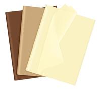 NEBURORA Set di carta velina marrone assortita 60 fogli di carta da regalo Marrone retrò 3 colori per raccolte autunnali vacanze lauree matrimoni compleanni costruzioni feste decorazioni fai da te