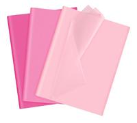NEBURORA Set di carta velina rosa assortita 60 fogli di carta da regalo Carta sfusa 3 colori per San Valentino Fai da te Compleanno Matrimonio Pasqua Confezione regalo Decorazione