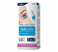 NEBUVIS Reidratante Occhi Gocce Oculari in Spray, Blu, 10 Millilitri