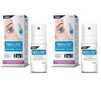 NEBUVIS Reidratante Occhi Gocce Oculari in Spray, Blu, 10 Millilitri (Confezione da 2)