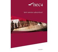 NEC NEC NEC4: Term Service Subcontract (Tascabile)