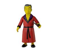 NECA 16001 Simpsons 25th Anniversary Series 1 Hugh HEFNER Figura, rosso/giallo, 12,7 cm