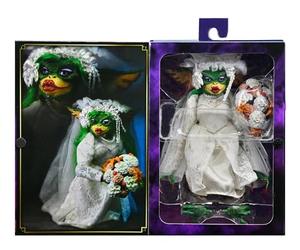 NECA 2022 Convention Exclusive Gremlins 2 Ultimate Greta in abito da sposa verde, verde, grande