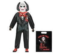 NECA Billy The Puppet Saw Movie Action Figure in scala 15,2 cm, vestito nero con