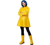 NECA Costume da donna Coraline Rain Coat, Giallo, Small