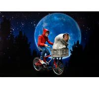 NECA E. T.40TH Anniversario Elliot E. T. Su Bicicletta Ultimate 17.8cm Figura